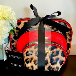 COPY - 3pc cosmetic case set with bonus 2pc toiletries bottles